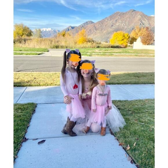 3 Little Pigs and the Big Bad Wolf Family Costumes - Picture 11 of 13